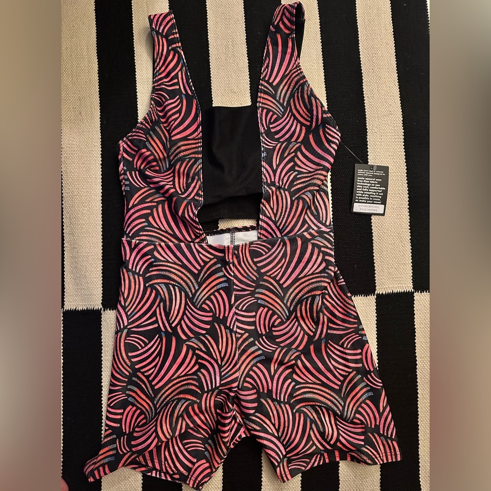 Onzie and Free People collab one piece biker short NWT